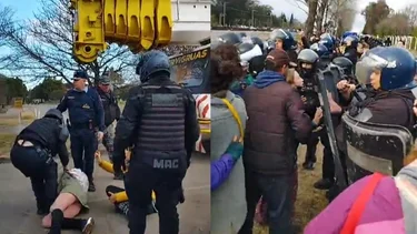 Villa Allende: vecinos impedían el trasplante de un quebracho y la Policía avanzó sobre ellos